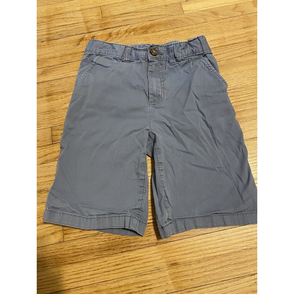 Carter’s Boy 8 Shorts Blue Adjustable Waist Zip And Button Closure